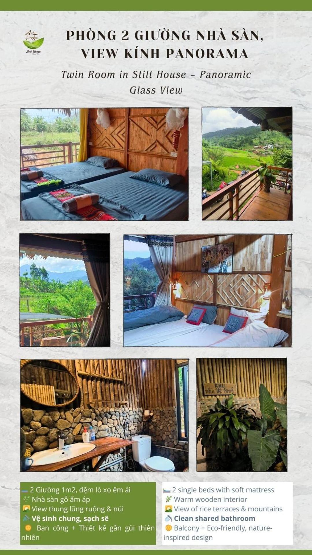 Zoni Home Tram Tau Cham Ta Lao Bagian luar foto